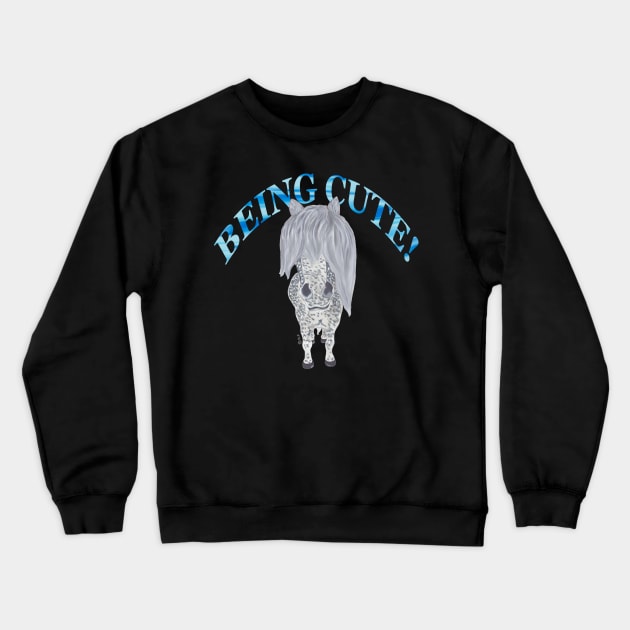 FALABELLA HORSE BEING CUTE Crewneck Sweatshirt by BeritValk